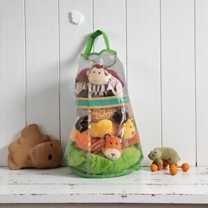 Original FAO Schwarz Safari Playhouse Animal Sorter Plush New Sealed Toddler Toy